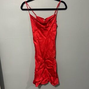 Urban Outfitters Red Slip Dress NWT